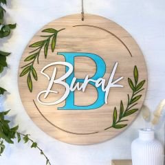 Çocuk Odası Kapı Süsü İsme Özel