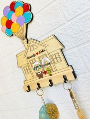 Yukarı Bak Anahtarlık Çengelli - Duvar Dekorasyon 20 X 32 Cm