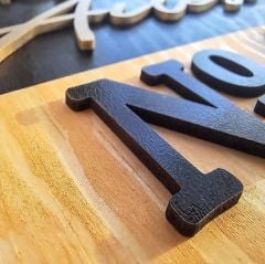 Kişiye Özel Kapı Numarası Ev Hediyesi 21 X 19 Cm