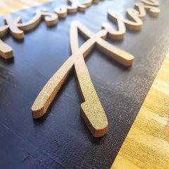 Kişiye Özel Kapı Numarası Ev Hediyesi 21 X 19 Cm