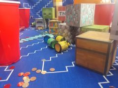 Minecraft 3d Maket Çocuk Oyun Aktivitesi Kes Yapıştır Gelişim Kraft