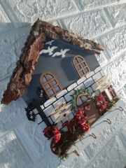 Çeyizlik Duvar Dekoru 27x27 Cm Anahtarlık Askısı