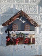 Çeyizlik Duvar Dekoru 27x27 Cm Anahtarlık Askısı