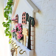 Hediyelik Anahtarlık Askısı Soft Pudra Renkli 23 X 25 CM