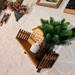 Ahşap Duvar Rafı - İsme Özel Tasarım ile Duvar Dekorasyonu