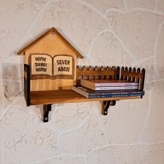 Ahşap Duvar Rafı - İsme Özel Tasarım ile Duvar Dekorasyonu