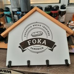 İşyerinize Özel Logo Çalışması - Anahtarlık Askısı 24 x 21 cm