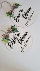 Kişiselleştirilebilir Çocuk Odası Kapı Süsü 30 X 30 Cm