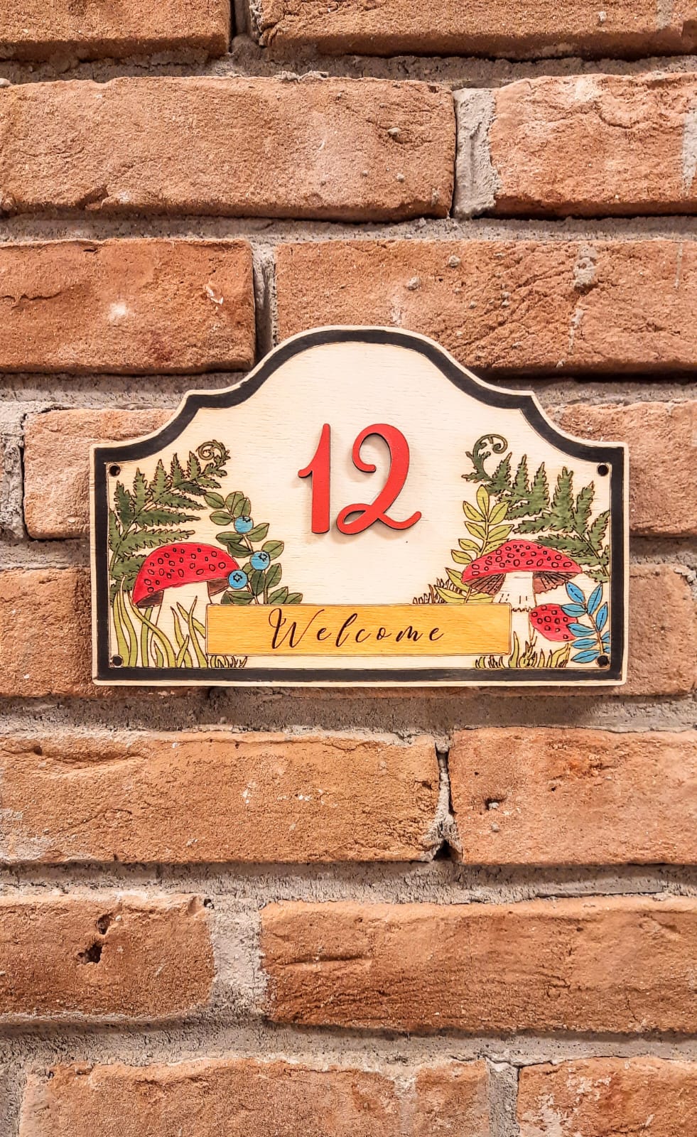 Kişiye Özel Kapı Numarası El İşçiliği