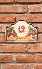 Kişiye Özel Kapı Numarası El İşçiliği