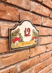 Kişiye Özel Kapı Numarası El İşçiliği