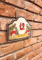 Kişiye Özel Kapı Numarası El İşçiliği