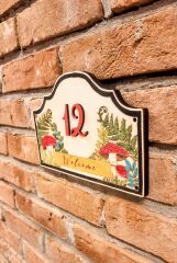 Kişiye Özel Kapı Numarası El İşçiliği