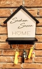 Kişiye Özel Hediyelik Raflı Anahtarlık Askısı 26 X 20 X 10 CM