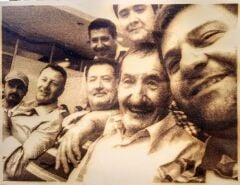 Lazer Vintage Efektli Aile ve Sevdikleriniz İçin - Kişiye Özel Fotoğraflı Ahşap Duvar Tablosu 40 X 40(Kopya)