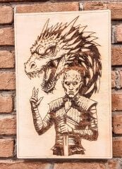 Duvar Dekorasyonu Gecenin Kralı Night King